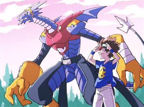 Akashi Tagiru Arresterdramon Digimon Digimon Xros Wars Digimon Xros