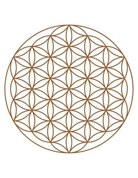 Printable Sacred Geometry Crystal Grid Templates - Bloom and Manifest