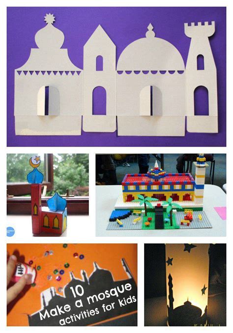 13 Creative Mosque Crafts To Make With Kids Ramadan Kids Ramadan