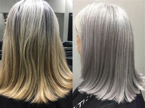 Color Correction Matching Natural Silver Hair Hair Silver Grey