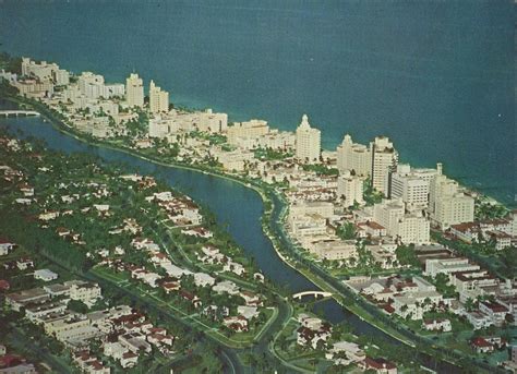 Vintage Travel Postcards Miami Beach Florida