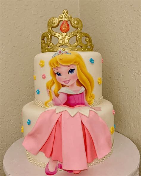 princess aurora birthday cake ideas images pictures