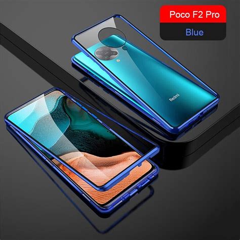 Wigento Beidseitiger 360 Grad Magnet Glas Case Hülle Handy Tasche