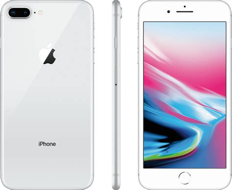 Apple Iphone 8 Plus 256gb Silver Sprint Mq8h2lla Best Buy
