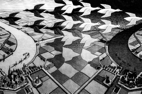 M C Escher Print Escher Art Fish Circa 1942 Etsy Escher Art Mc Vrogue