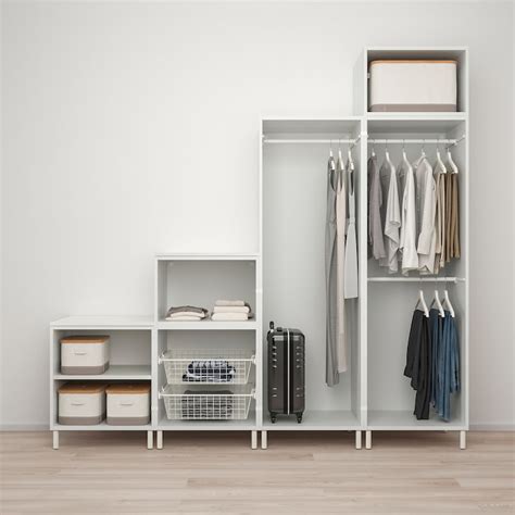 Platsa Wardrobe W 6 Doors Whitefonnes White 240x57x231 Cm Ikea