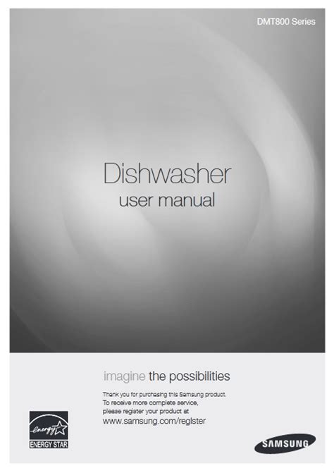 Dmt800 compatible dishwasher samsung dmt800: Samsung DMT800 Series Dishwasher Owner's Manual [Sign Up ...