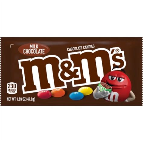 Mandms Milk Chocolate Candy 169 Oz Foods Co