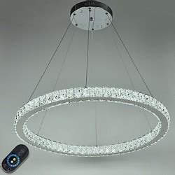 This ceiling light comes with led bulb that consumes less power. Dimmable Round Ring LED Ceiling Pendant Light Modern ...