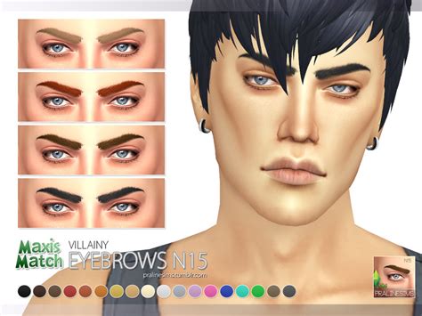Sims 4 Maxis Match Eyebrow Set Pasedoor