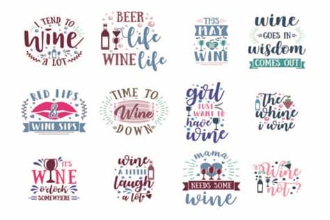 Use the illustrations commercially without attribution. Wine SVG Bundle Graphic by graphicrun123 - Creative Fabrica