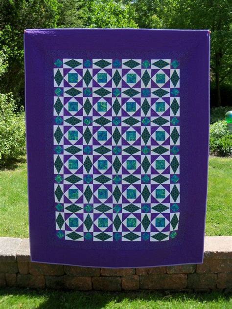 Purple And Teal Quilt Teal Quilt Quilts Teal