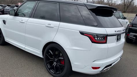 Tailor your vehicle to your needs with stylish, tough and versatile accessories which are designed, tested and manufactured to the same exacting standards. 2020 Range Rover Sport SVR Two Tone Fuji White & Graphite ...