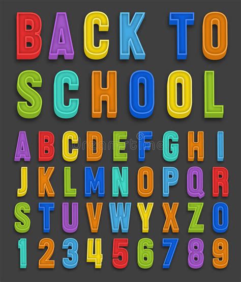 We can write each letter as a large letter (capital) or small letter. Vector Magnets Alphabet Numbers Font Stock Vector ...