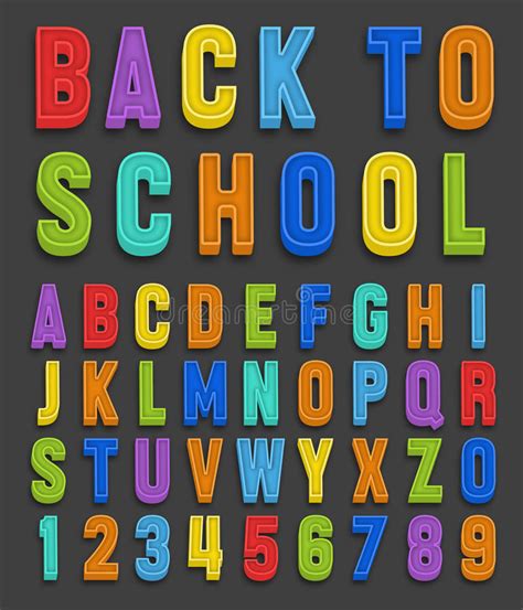 Magnets for kids stem learning toys 3d building magnetic blocks construction magnet toys for 3 years old boys and girls montessori toys for toddlers. Vector Magnets Alphabet Numbers Font Stock Vector ...