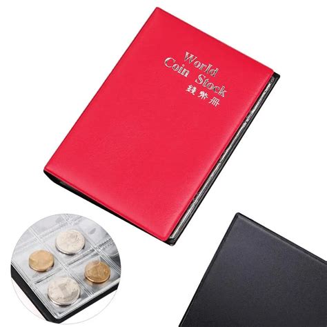 Portable 120 Coins Collection Album Money Coin Cases Collection Book