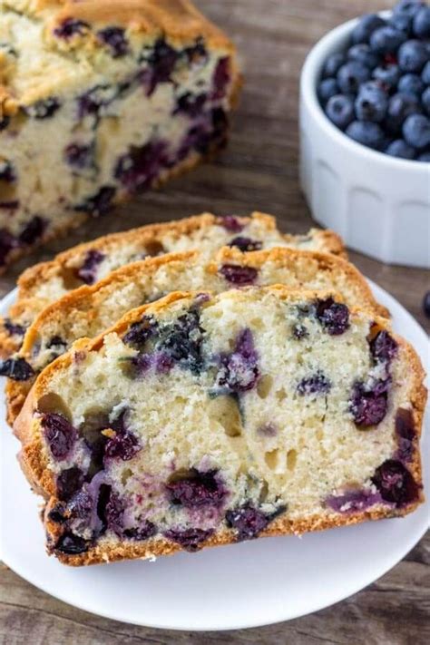 This Easy Blueberry Bread Is Buttery Moist And Filled With Juicy