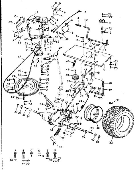 Craftsman Lawn Tractor Parts Diagram Craftsman Diagram Mower Lawn 917