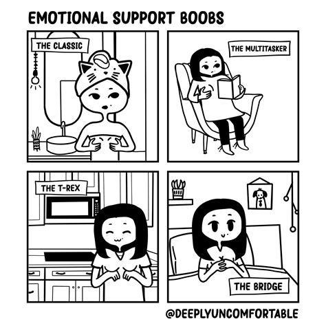 Emotional Support Boobs [oc] R Comics