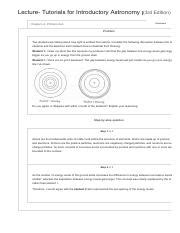 Exam Pdf Lecture Tutorials For Introductory Astronomy Rd