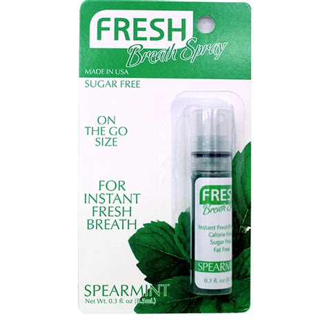 Fresh Breath Spray Spearmint Healthy Innovation Distribution