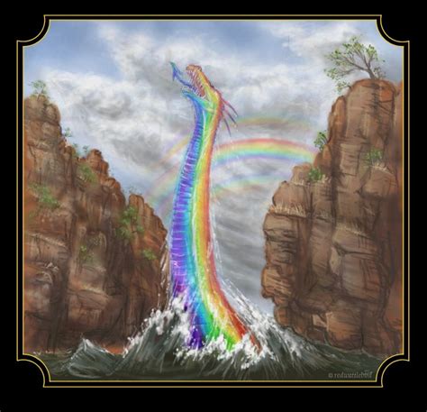 Julunggul Australian Myth A Large Rainbow Serpent Goddess That
