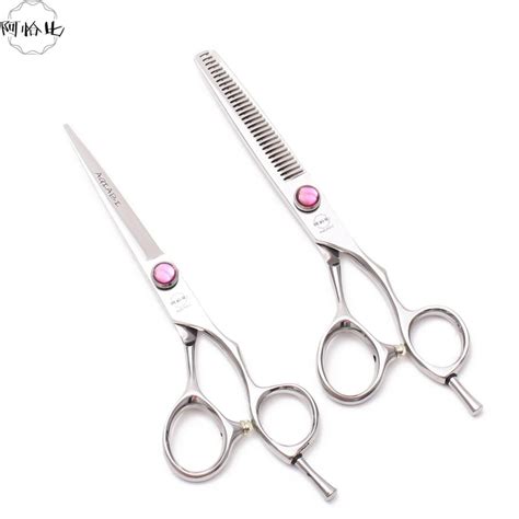 6 440c Aqiabi Shiny Straight Scissors Thinning Shears Salon Hair