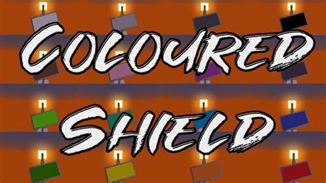 Ok i think this is enough\mweoihjgfesioujgf MCPE/Bedrock Colored Shield - Minecraft Addons - MCBedrock ...