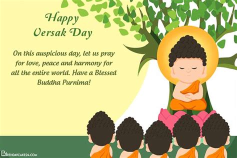 Buddha purnima, also known as vesak, is a buddhist holiday celebrating gautama buddha's life. buddha purnima card maker online