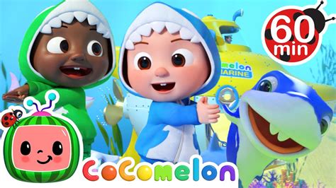 Baby Shark With Jj And Codys Submarine Cocomelon Nursery Rhymes