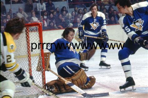 Pittsburgh Penguins Vs Boston Bruins 35mm Hockey Slide Andy Brown