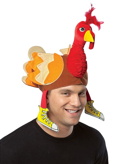 Rasta Imposta Funny Novelty Silly Turkey Hat Thanksgiving Holiday Christmas Easter Hat That Is