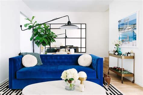 The velvet is smooth and soft with fantastic quality. Cobalt Blue Sofa Design Ideas