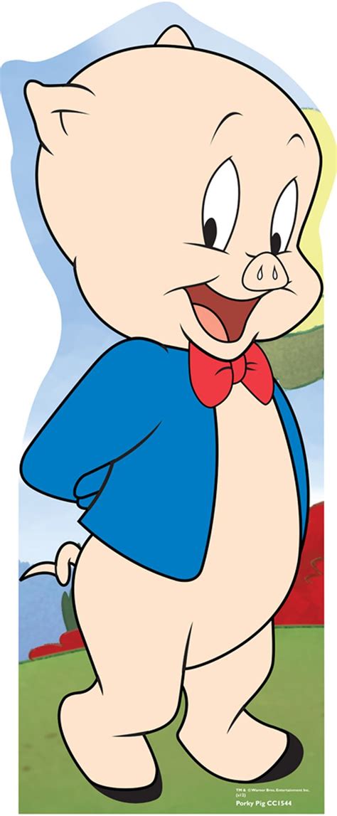 Porky Pig Cardboard Cutouts And Standups Advanced Graphics Cartoon