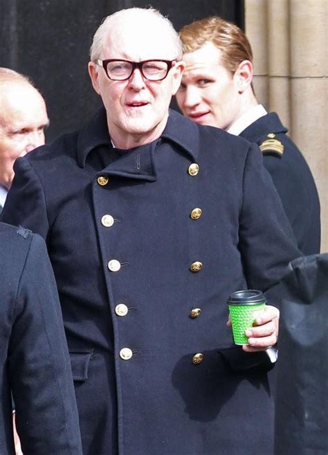 Matt With John Lithgow On Set Of The Crown The Crown Tv Show The