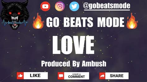 Love Rap Beat Instrumental Gobeatsmode Beat By Ambush Youtube