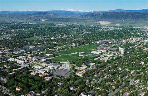 Aerial View Of Colorado State University Campus Aerial Vie Flickr