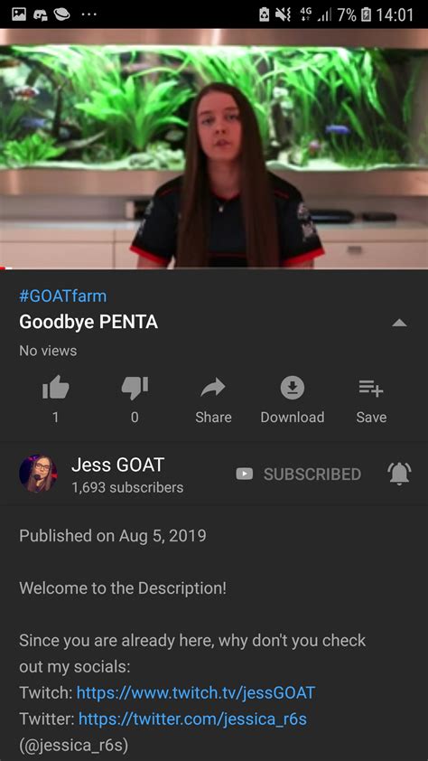 Farewell Jess Goat R R Proleague