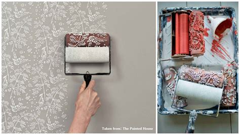 Patterned paint rollers from paint & courage, based in slovakia, will give your walls the sophisticated modern vintage look. Create Your Wall with Patterned Paint Roller | SUFENTAN.COM