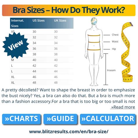 Bras Sizes And Cup Sizes Charts How To Measure Conversion