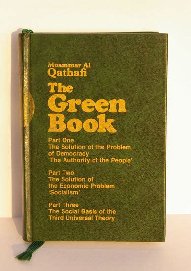 Green Book By Colonel Muammar Gaddafi Editorial Stock Photo Stock