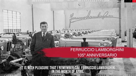 Ferruccio Lamborghini 105° Anniversary Ferruccio Lamborghini Museum