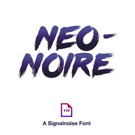 Neo Noire Font Neo Ux Design Inspiration Fonts