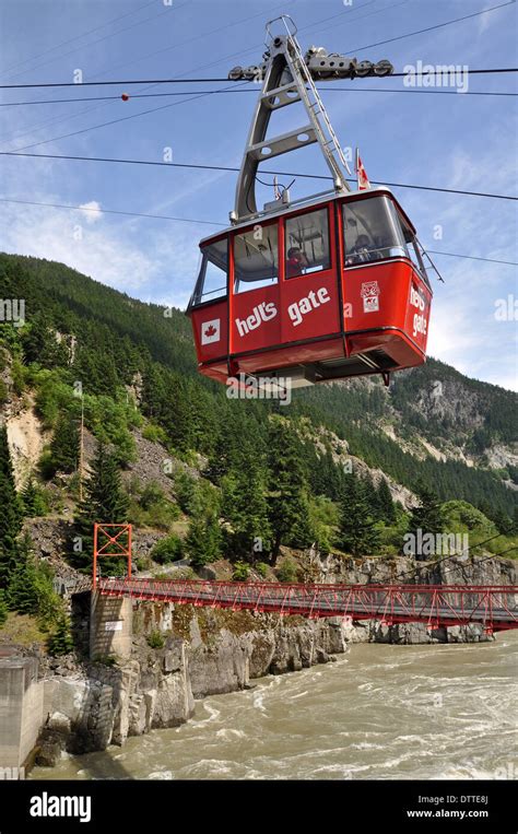 Hells Gate Airtram Fraser Canyon British Columbia Canada Stock