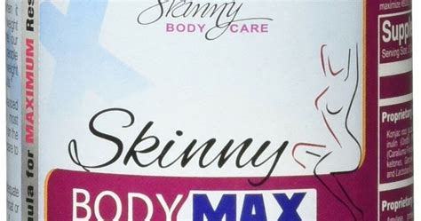 What Is Skinny Body Max Ingredients How It Works And Buy Online