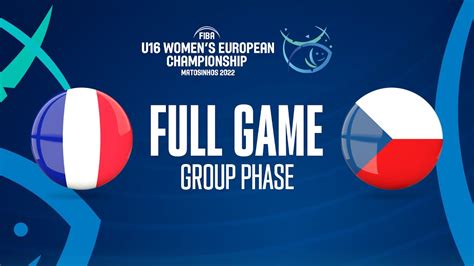 France V Czech Republic Full Basketball Game Fiba U16 Womens European Championship 2022