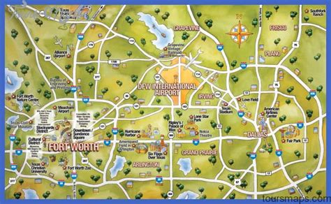 Texas Map Tourist Attractions
