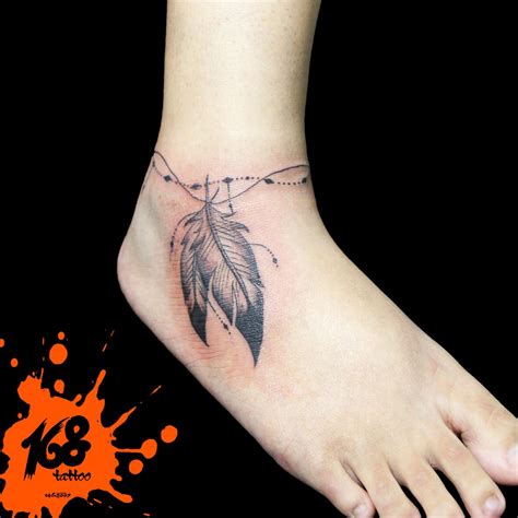 feather ankle tattoo | Feather tattoo ankle, Body art tattoos, Tattoos