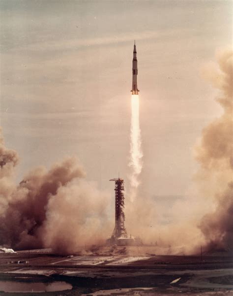 Apollo 11 Saturn V Moon Rocket Launch 1969 Space Post Rocket