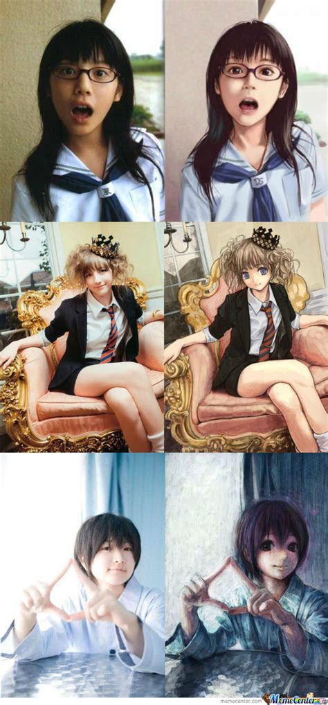 ∞ lets be frandsssss ∞ ☾ instagram | @beautybybriddy. Anime Vs Real Life Part 2 by kimonas - Meme Center
